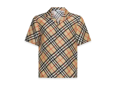 Burberry Printed Silk Shirt "Checked"