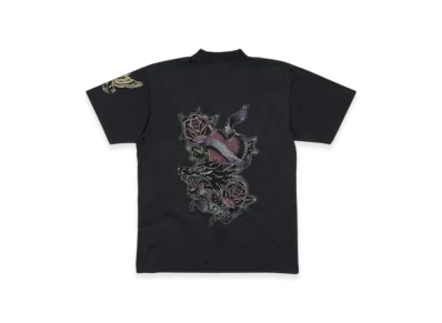 BALENCIAGA Tacky Tattoo T-Shirt Small Fit "Black"