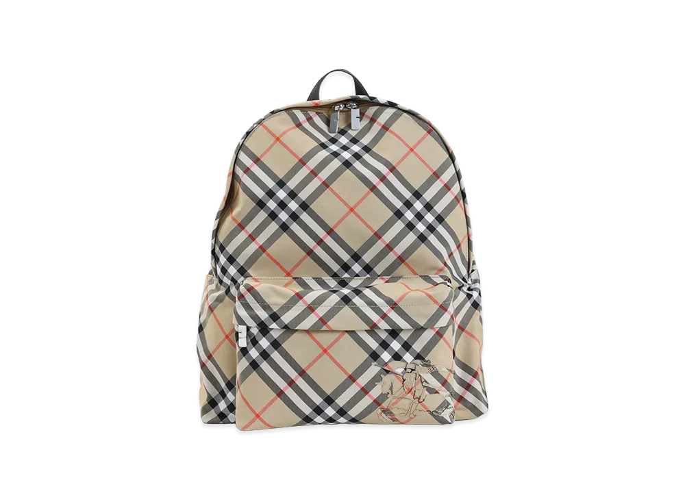 Burberry Nylon Backpack With EKD Logo "Printed"