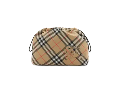 Burberry Check Pouch "Sand"