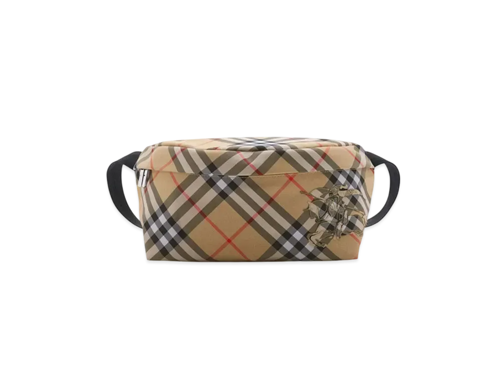 Burberry Check Belt Bag "Sand"