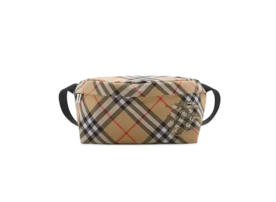 Burberry Check Belt Bag "Sand"