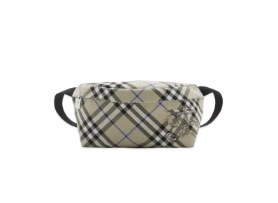 Burberry Check Belt Bag "Lichen"