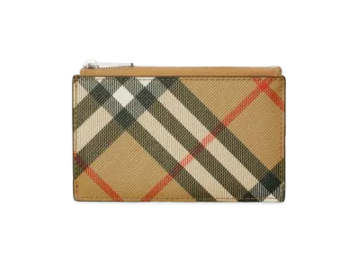 Burberry Printed Canvas Check Card Holder "Printed"