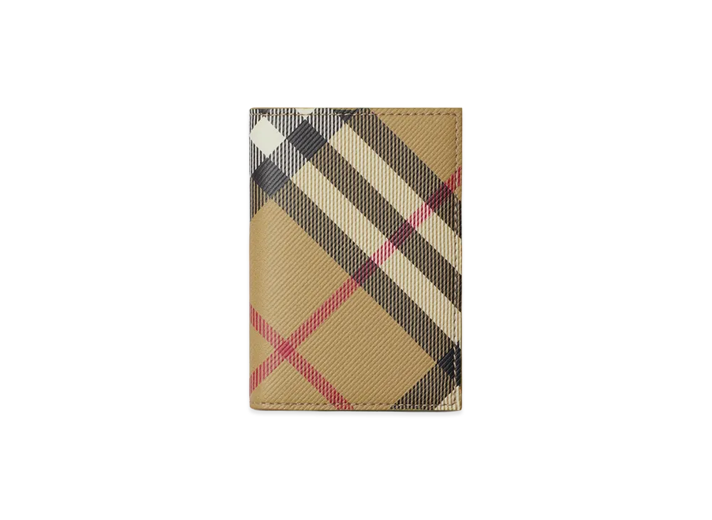 Burberry Printed E-Canvas Card Holder "Printed"