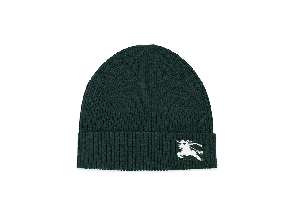 Burberry Kids Ekd Rib Beanie "Green"