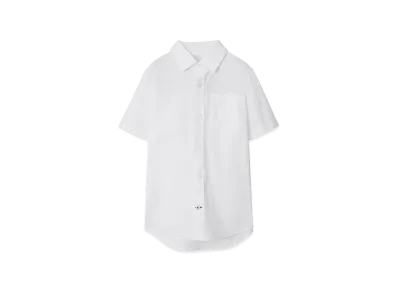 Burberry Kids Short Sleeve Shirts "White"