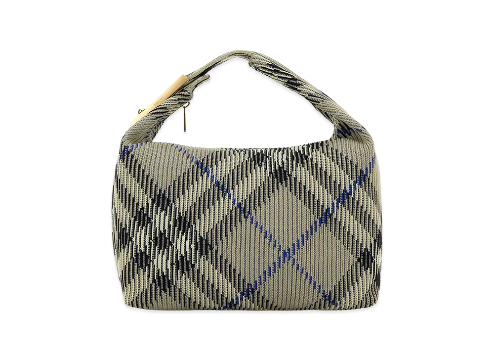 Burberry Women's Embroidered Nylon Medium Peg Handbag "Printed"
