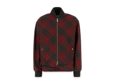 Burberry Women's Embroidered Polyester Blend Bomber Jacket "Multicolor"