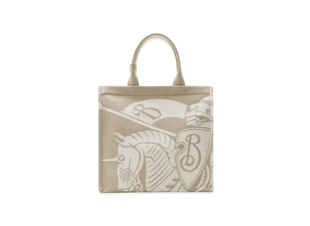 Burberry Small EKD Canvas Tote "Hunter"