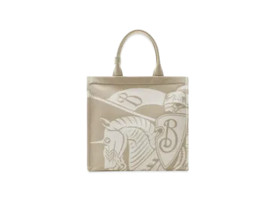 Burberry Small EKD Canvas Tote "Hunter"