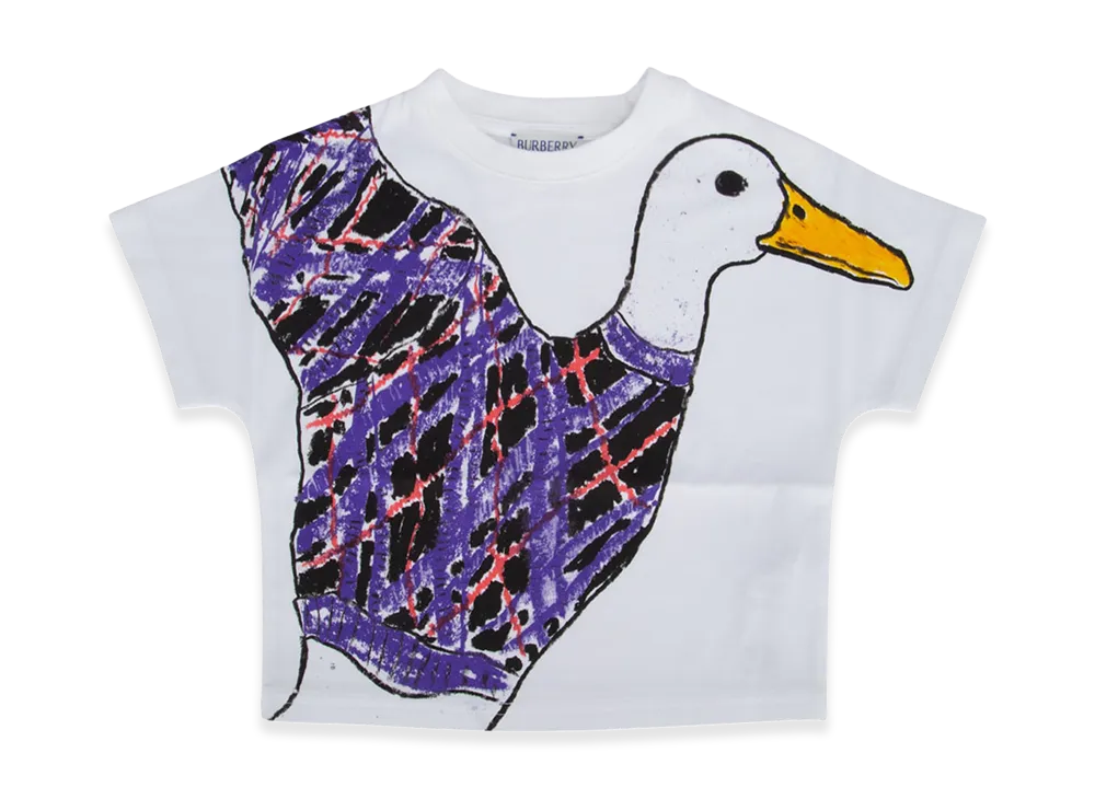 Burberry Kids Ig5 Mn Lilia Goose "White"
