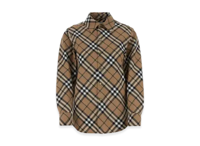 Burberry Women's Embroidered Polyester Blend Shirt "Beige"