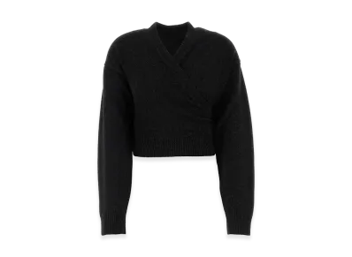 BALENCIAGA Women's Wrap Cardigan "Grey"