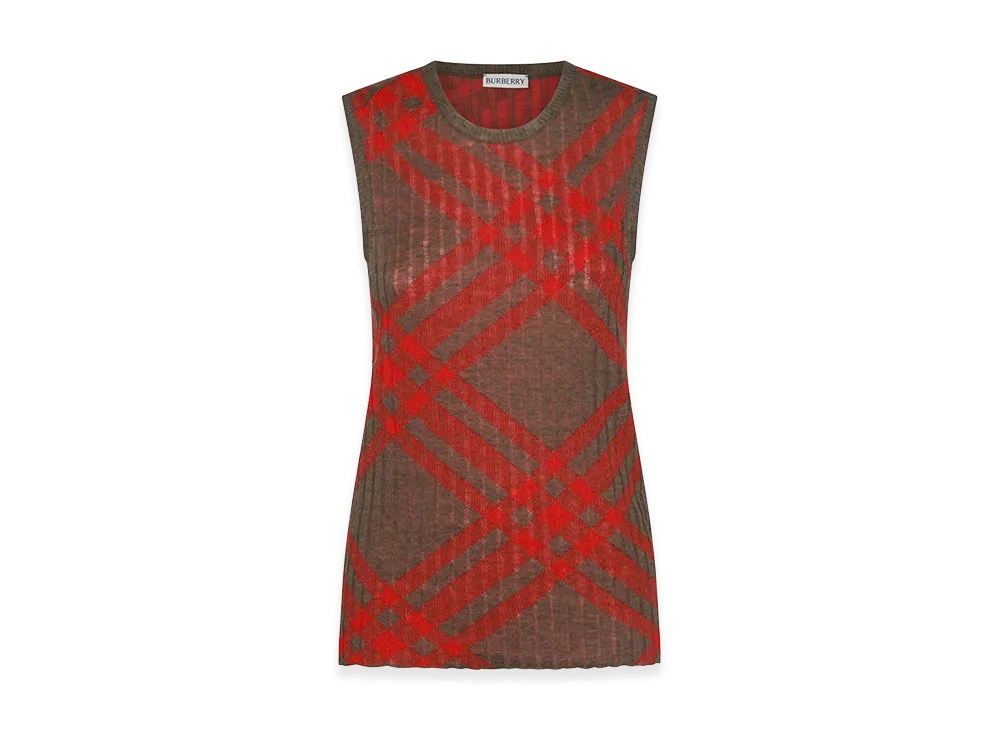 Burberry Women's And Top "Checked"