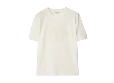 Burberry Women's EKD Cotton T-shirt "Chalk"