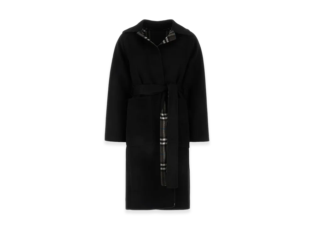 Burberry Women's Wool Reversible Coat "Black"