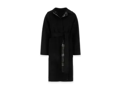 Burberry Women's Wool Reversible Coat "Black"