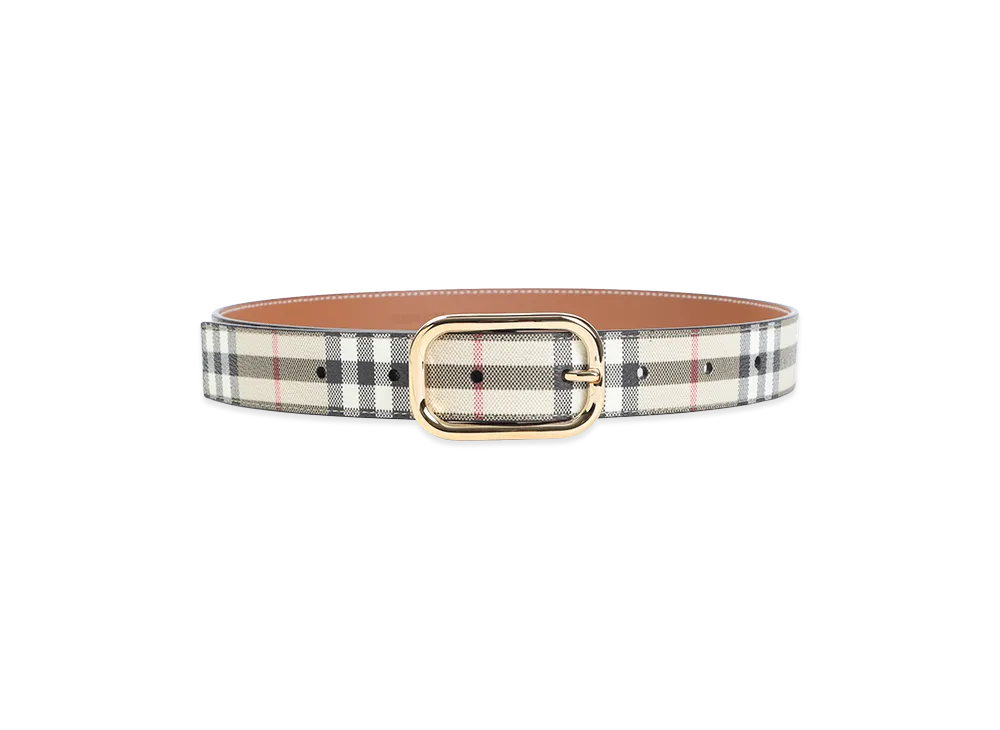 Burberry Women's Check Belt "Beige"