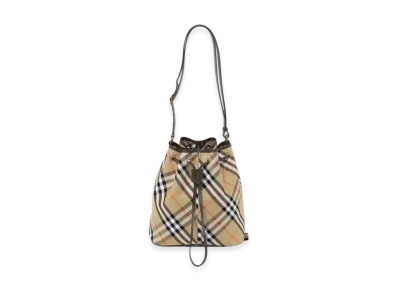 Burberry Women's Drawstring Bucket Bag "Sand"