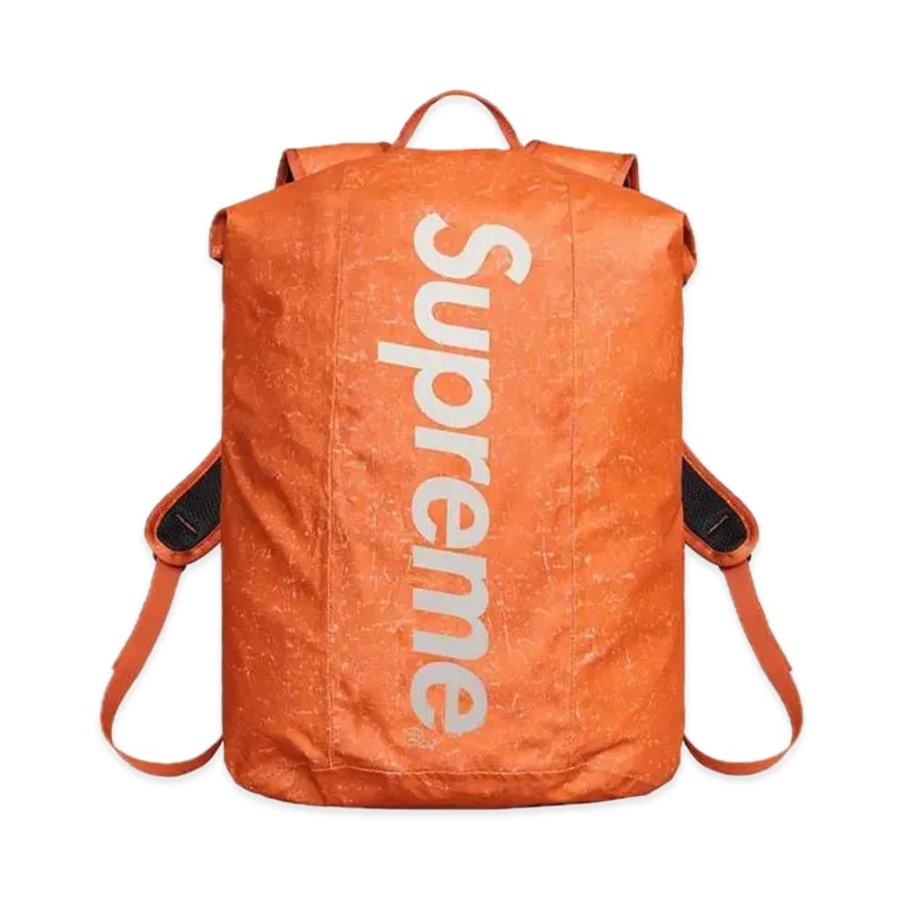 Supreme Waterproof Reflective Speckled Backpack "Orange"