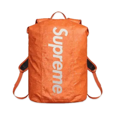 Supreme Waterproof Reflective Speckled Backpack "Orange"