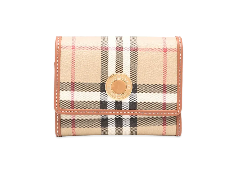 Burberry Women's Check Wallet "Beige"