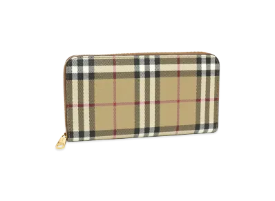 Burberry Zip-Around Continental Wallet "Archive Beige"