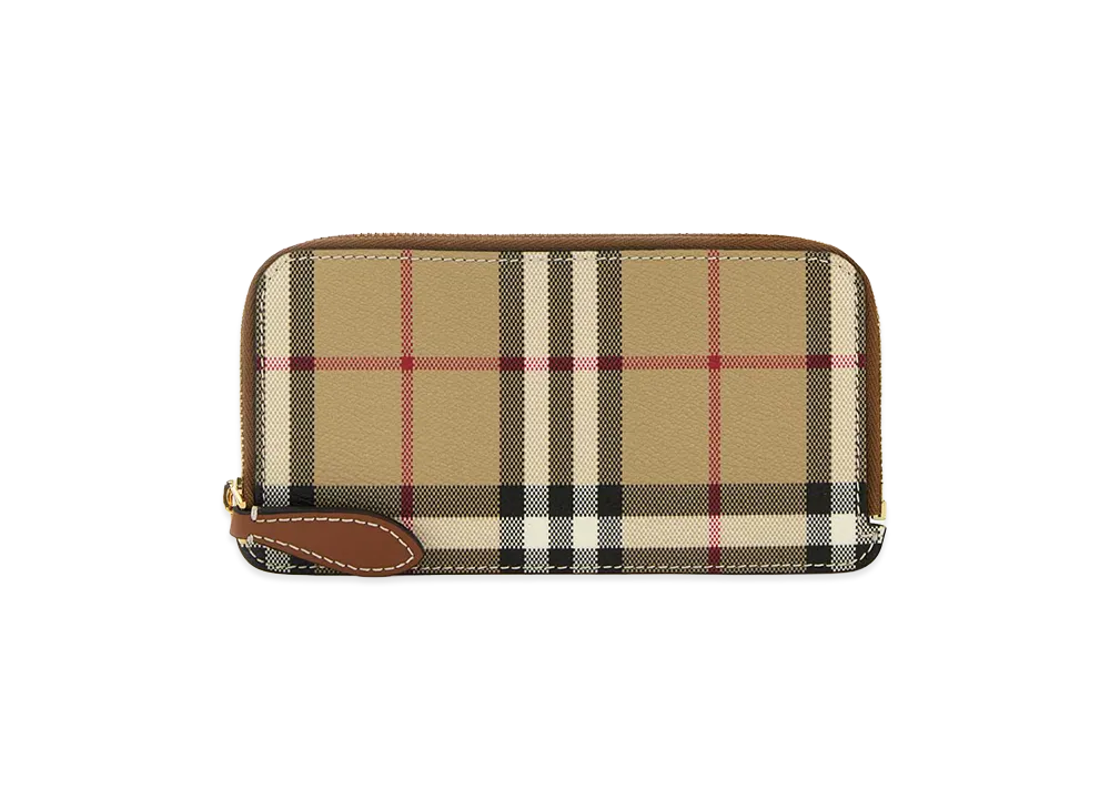 Burberry Women's Printed Canvas Card Holder "Beige"