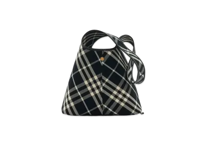 Burberry Small Check Shoulder Bag "Black/Calico"