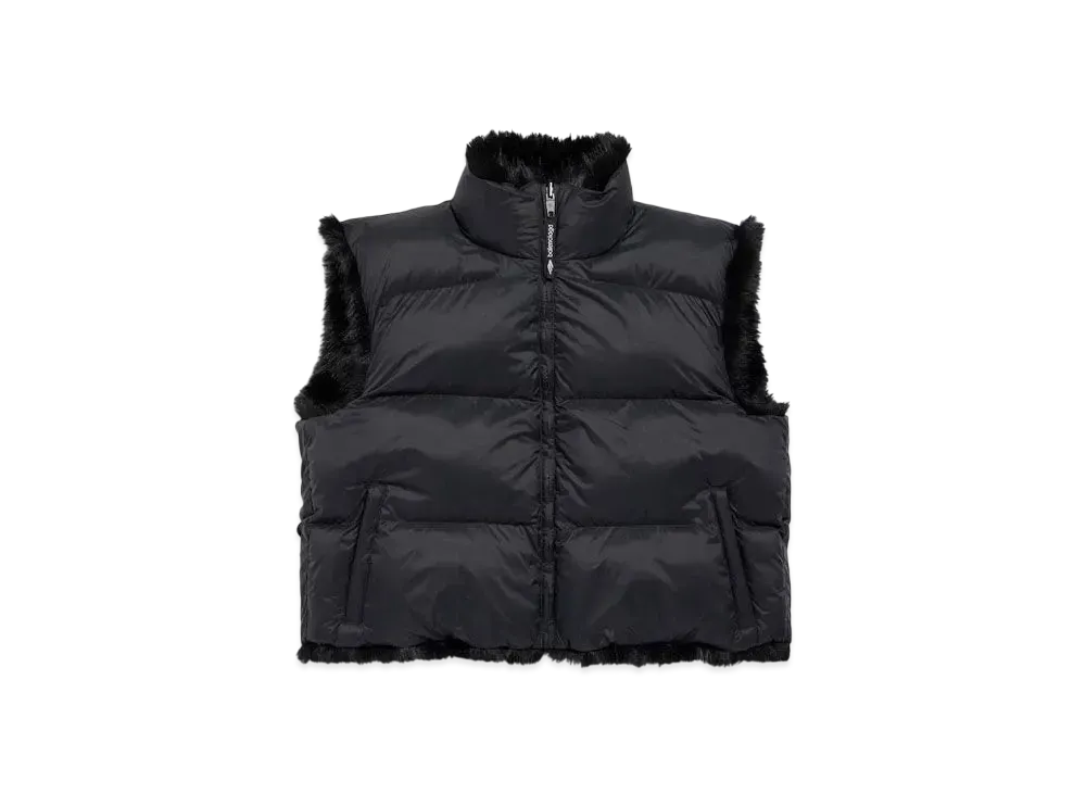 BALENCIAGA Women's Ski Reversible Faux-Fur Jacket "Black"