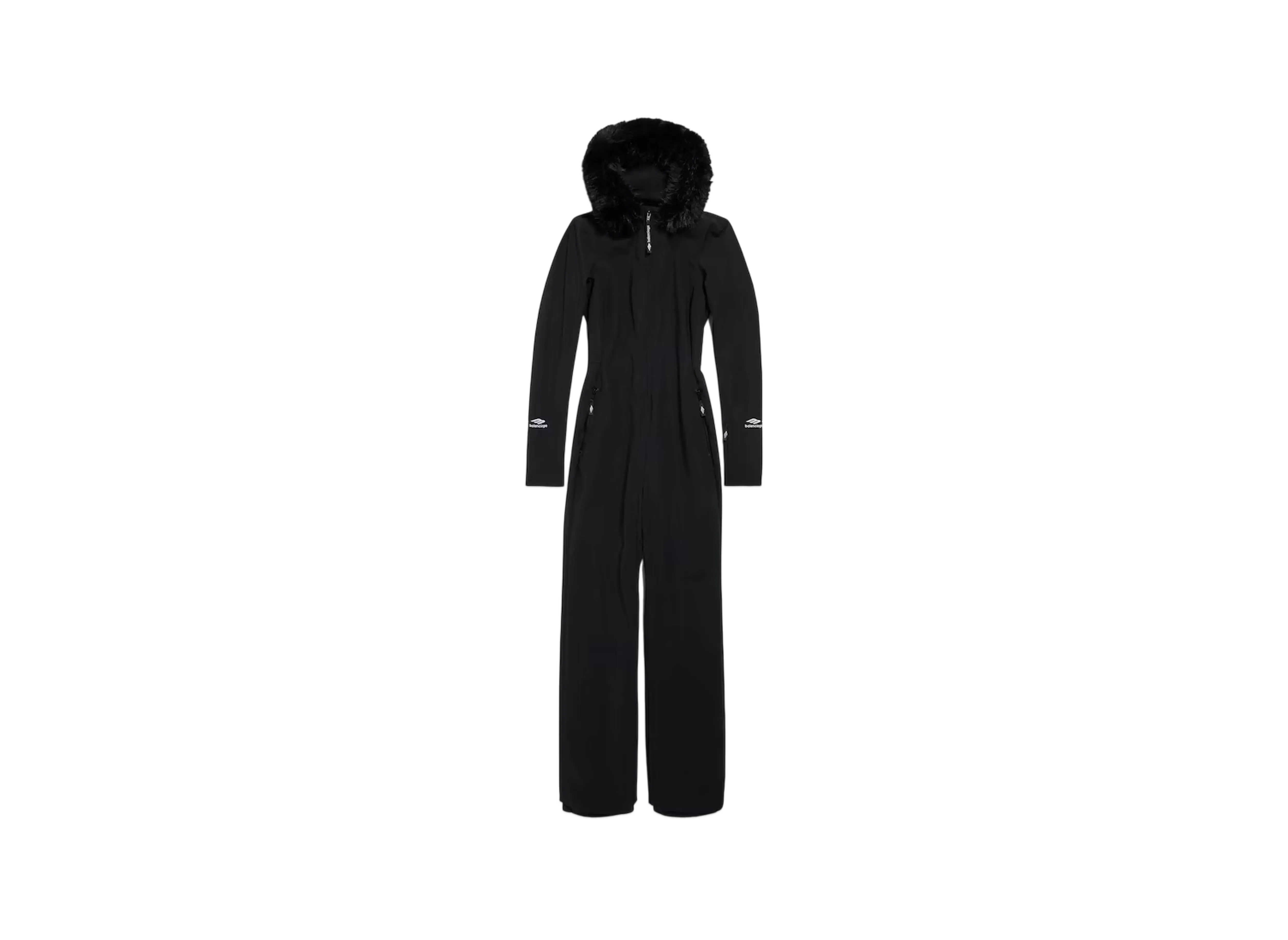BALENCIAGA Women's Ski Fitted Jumpsuit "Black"