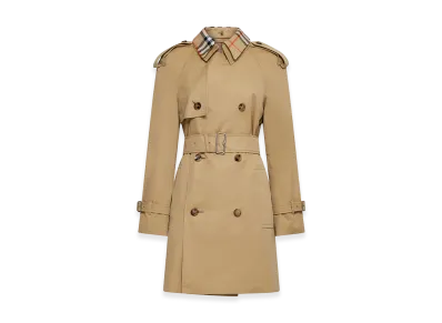Burberry Women's Cotton Trench Coat "Beige"