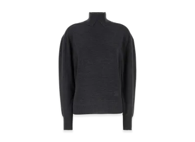 Burberry Women's Wool Sweater "Dark Gray"