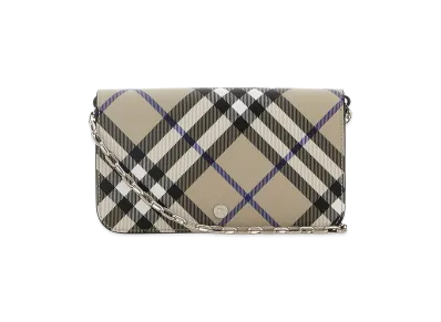 Burberry Women's LS Wallet On Chain "Beige"