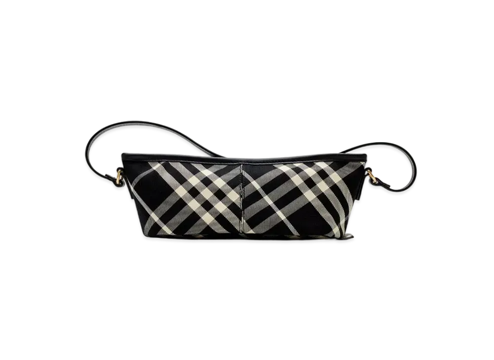 【Burberry】チェックミニバッグ ブラック/キャラコ バーバリー チェックミニバッグ 