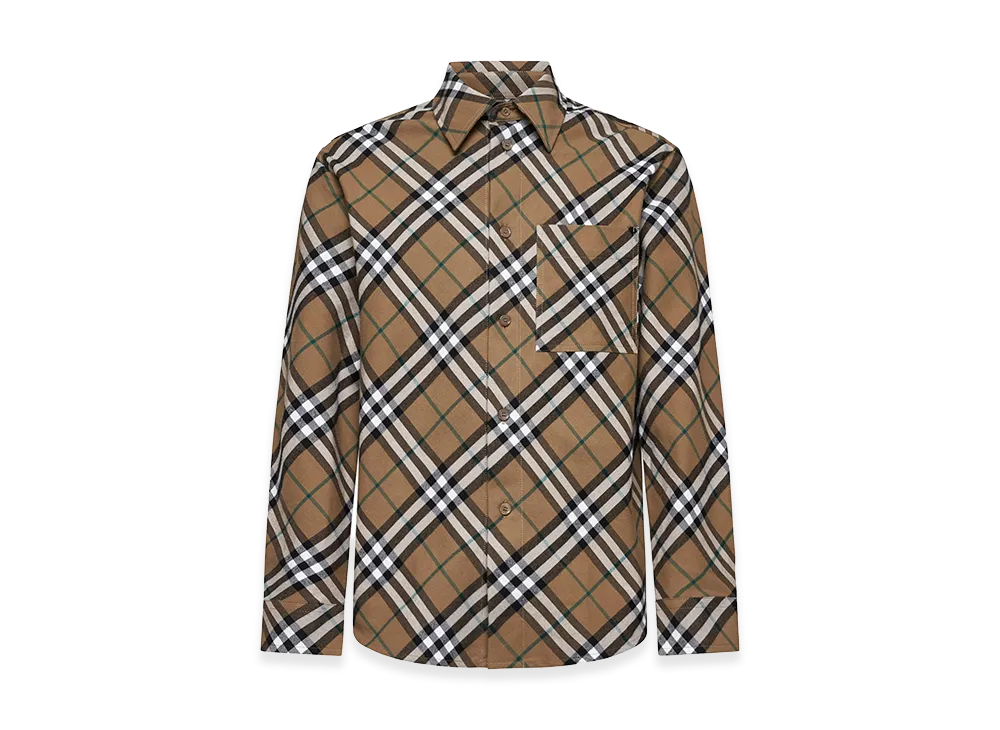 Burberry Embroidered Oxford Shirt "Checked"