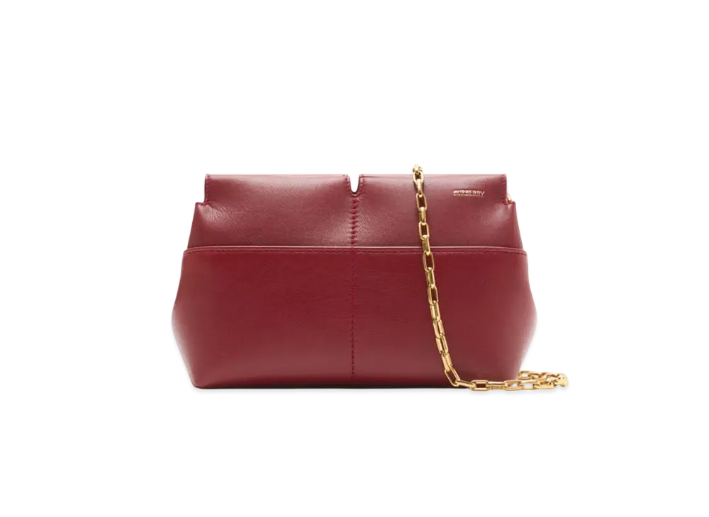 Burberry Snip Chain Clutch "Ruby"