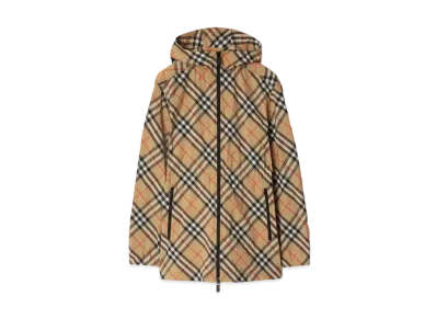 Burberry Check Nylon Jacket "Sand"
