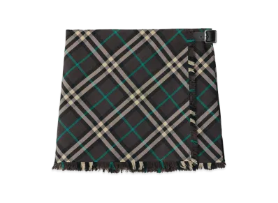 Burberry Women's Embroidered Polyester Blend Mini Skirt "Multicolor"