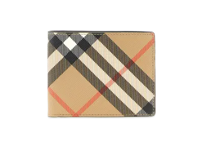 Burberry Check Wallet "Beige"