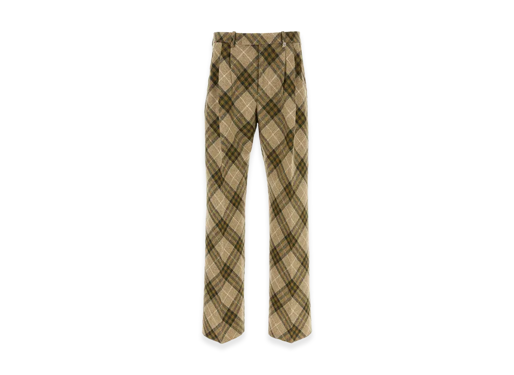 Burberry Embroidered Wool Pant "Printed"