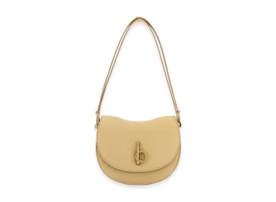 Burberry Women's Leather Small Rocking Horse Shoulder Bag "Beige"
