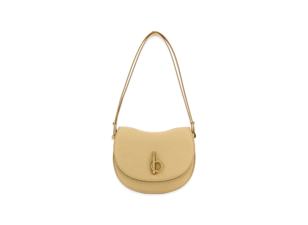 Burberry Women's Leather Small Rocking Horse Shoulder Bag "Printed/Beige"