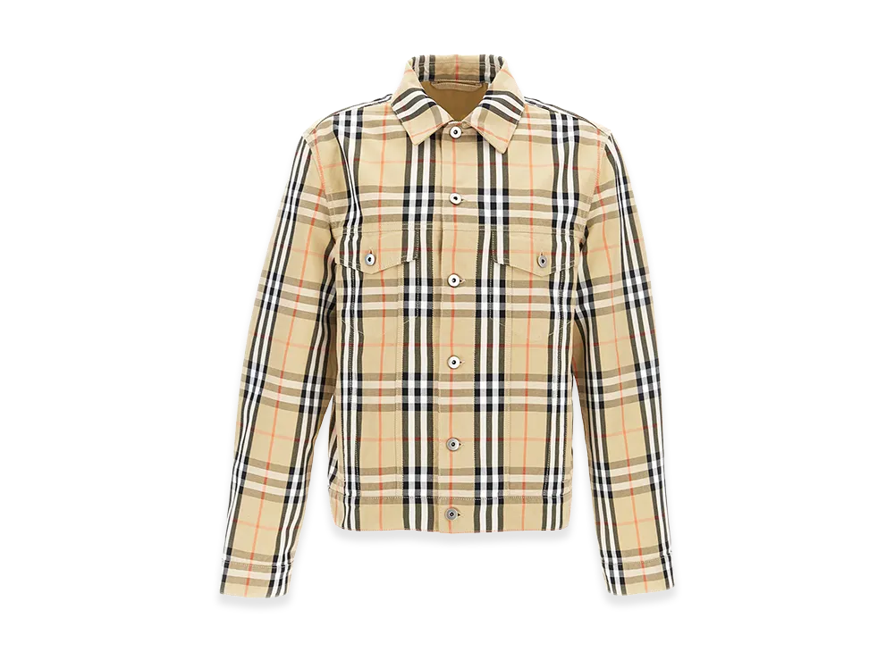 Burberry Check Jacket "Beige"