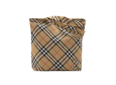 Burberry Check Tote "Sand"
