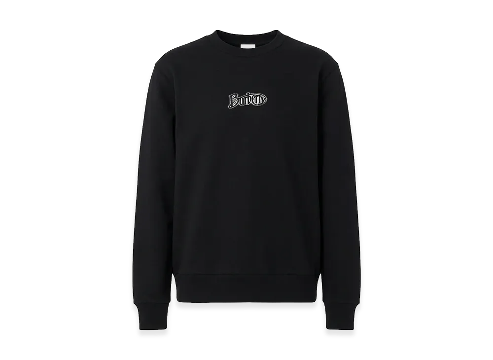 Burberry Cotton Blend Sweatshirt "Black"