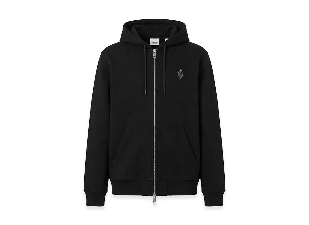 Burberry Embroidered Hoodie "Black"