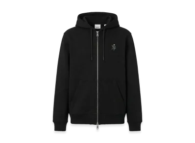 Burberry Embroidered Hoodie "Black"