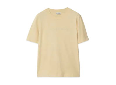 Burberry Paisley Logo Cotton T-shirt "Candle"